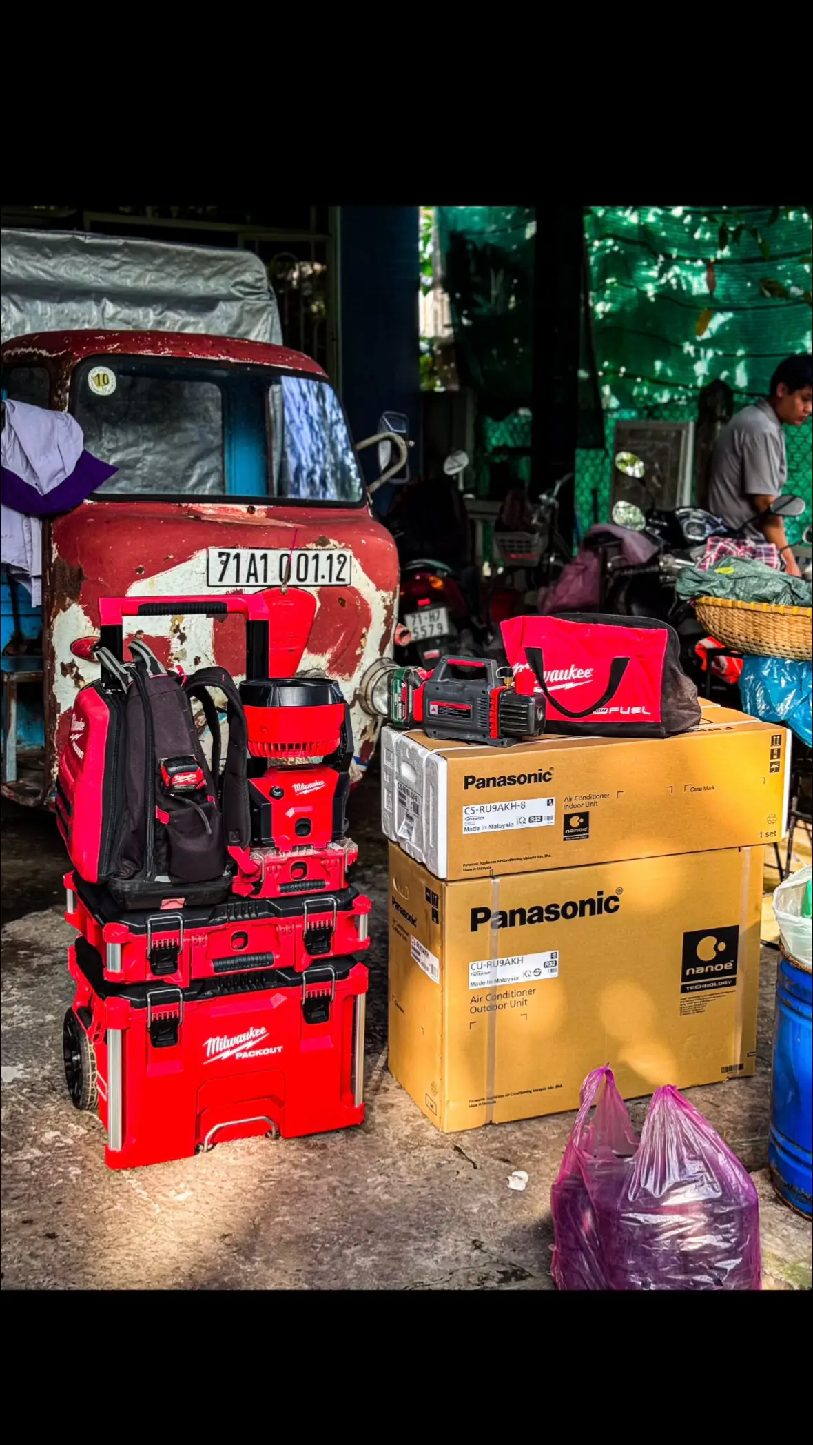 Lắp có cái máy mà bày bữa thật 🤣#điệnlanh #miwauke #xuhuongtiktok 