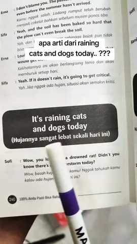Membalas @kuswantinahaja arti dari raining cats and dogs today #bisabahasainggris #gampangbahasainggris #belajarbahasainggrispemula 
