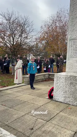 So proud of my boy today. He volunteered to lay the wreath in memory of his nan who passed away recently. He was so pleased to have the honour and did us all proud.  #proud #Pride #remberanceday #remeberanceday #beavers  