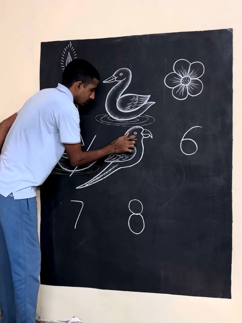 How to draw different shapes of drawing use 12345678 number step by step #fouryou #viral #art #100k 