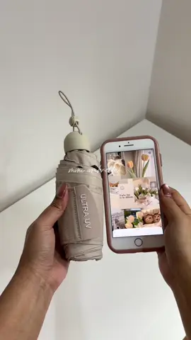 Mini capsule sun protection umbrella #miniumbrella #miniumbrellawithcase #umbrella #payong #umbrellawithuvprotection 