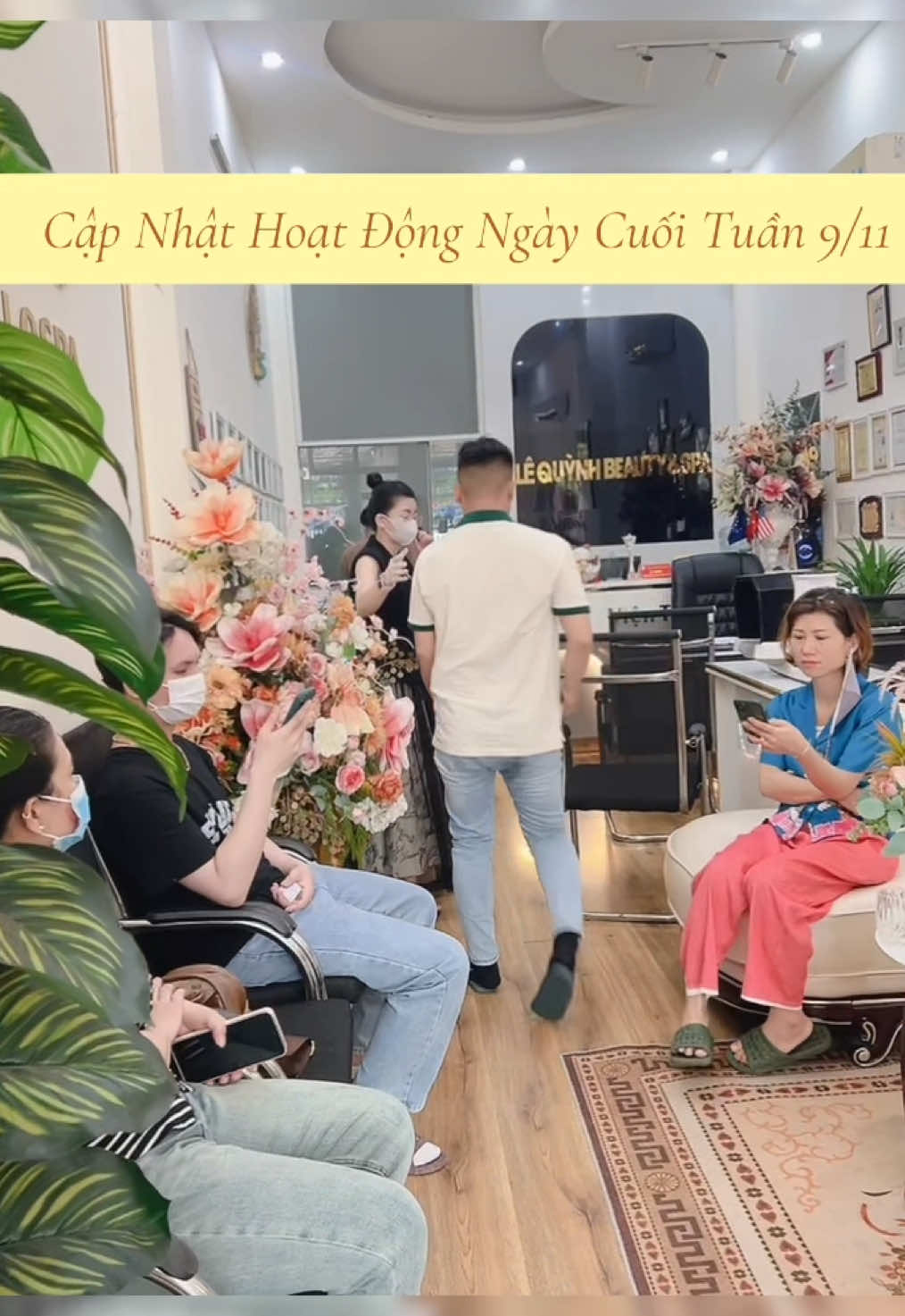 Cập Nhật Hoạt Động Ngày Cuối Tuần 9/11 #chamsocdamun#chamsocdaseo#chamsocdanam#tanbinh#Lqspa&academy