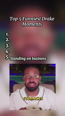Top 5 Funniest Drake Moments #drake #fyp #top5 #xyzabc 