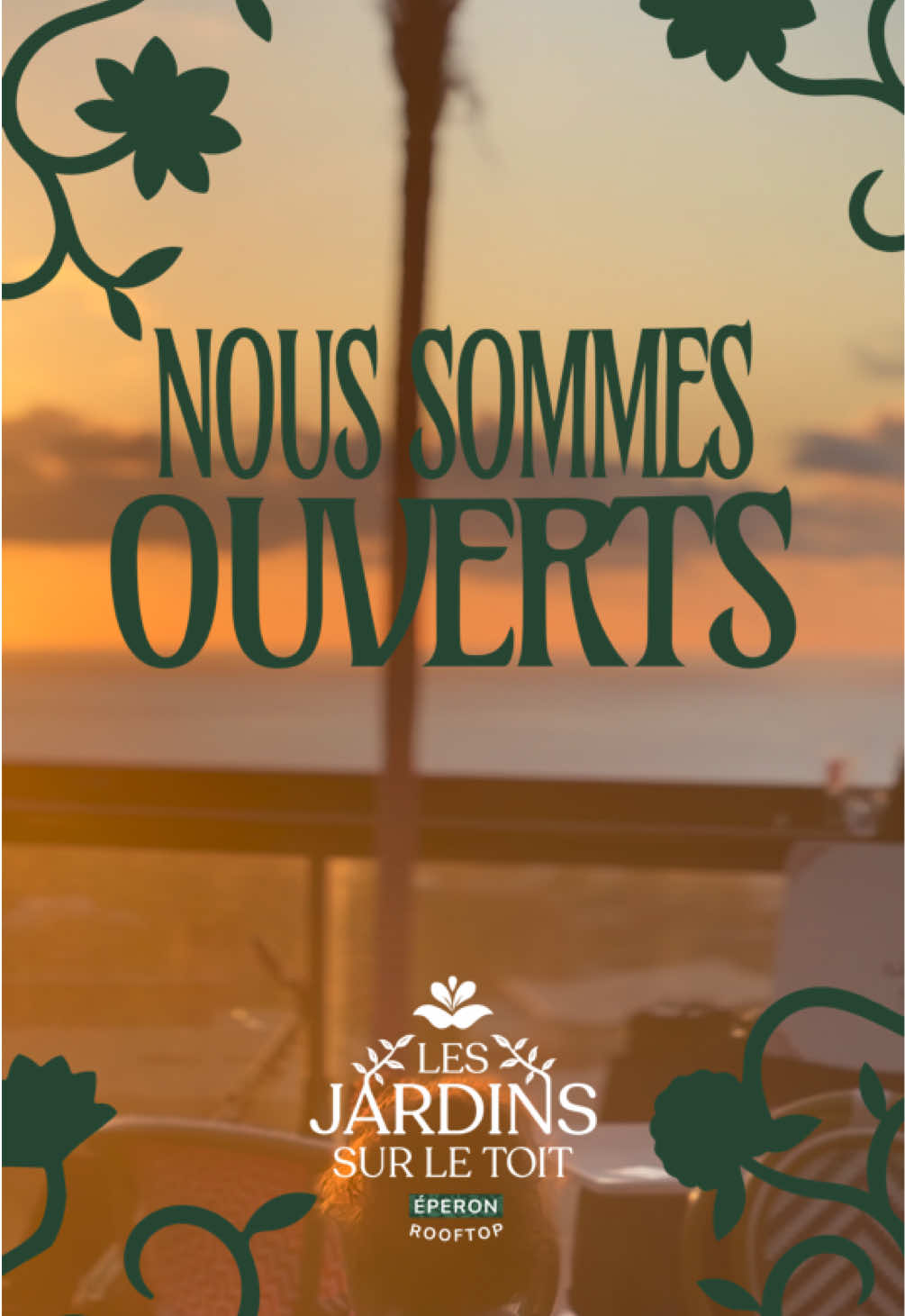 Inoubliable 🔥 Merci pour cette ouverture de folie ! Vous avez mis le feu au rooftop ! On espère que vous avez aimé découvrir ce nouveau spot autant qu’on a aimé vous y accueillir 🌅 Rendez-vous très vite pour la suite… le meilleur reste à venir 🌴  #LesJardinsSurLeToit  #rooftopreunion #eperon #reunionisland #bonnesadresses974 
