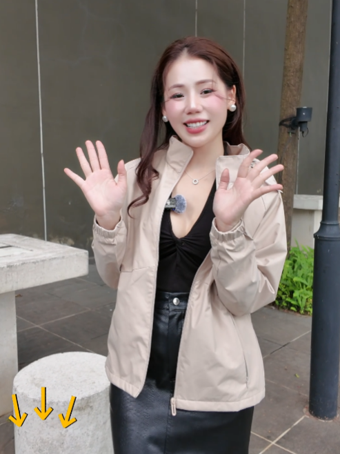 Cản mưa cản gió, mặc lên form là đẹp ngay nhaaa #huongly #review #tiktokshop #guno #sinhnhatguno #guno3tuoi #aokhoacgioguno #aokhoacgionamnu