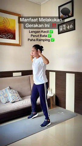 Gerakan No Jumping tapi sangat Efektif ‼️  Note : lakukan 30 detik setiap gerakan  #workoutmotivation  #workoutfromhome  #fyp  #fypage  #fyppppppppppppppppppppppp 