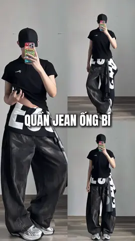Quần jean ống bí brand idyllic #fyp #xuhuong #macdepmoingay #outfit #review 