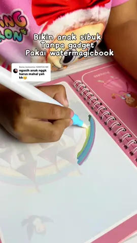Membalas @ADEEVA NK #magicwater #bukumewarnai #bukumenggambar #magicwaterbook 