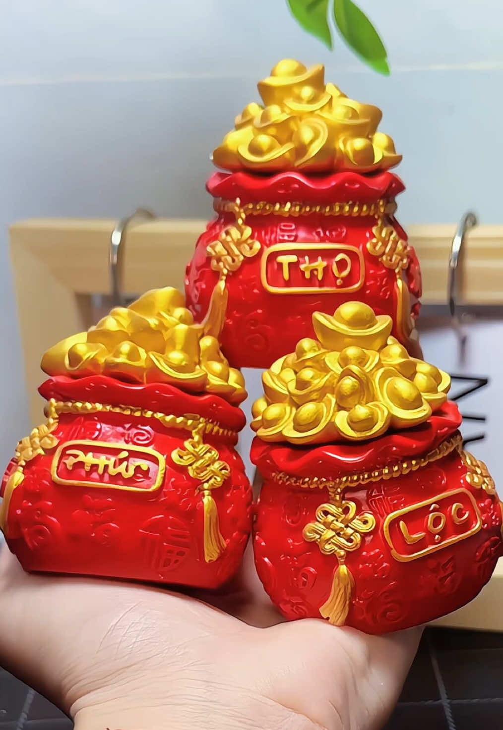 Combo Sét 3 Hũ Muối Gạo Chữ Phúc Lộc Thọ mẫu mới 2026 #humuoigaotailoc #tailocmayman 