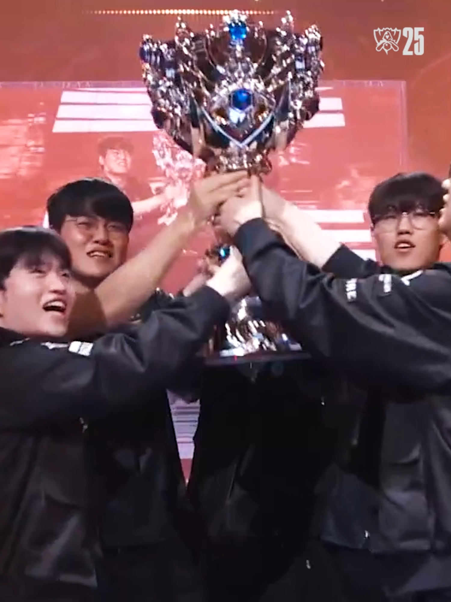 T1 ARE YOUR BACK-TO-BACK-TO-BACK WORLD CHAMPIONS! 🏆 #leagueoflegends #lolesports #Worlds2025