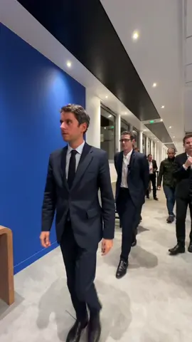 @Gabriel Attal @Vincent Caure @Les Jeunes en marche #27enmarche #attal #paris #trend 