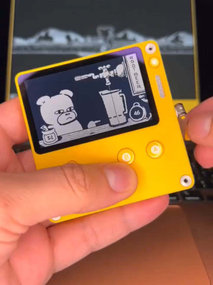 Masih bersama playdate dan game root bear #gadgetskuy #playdate #fyp