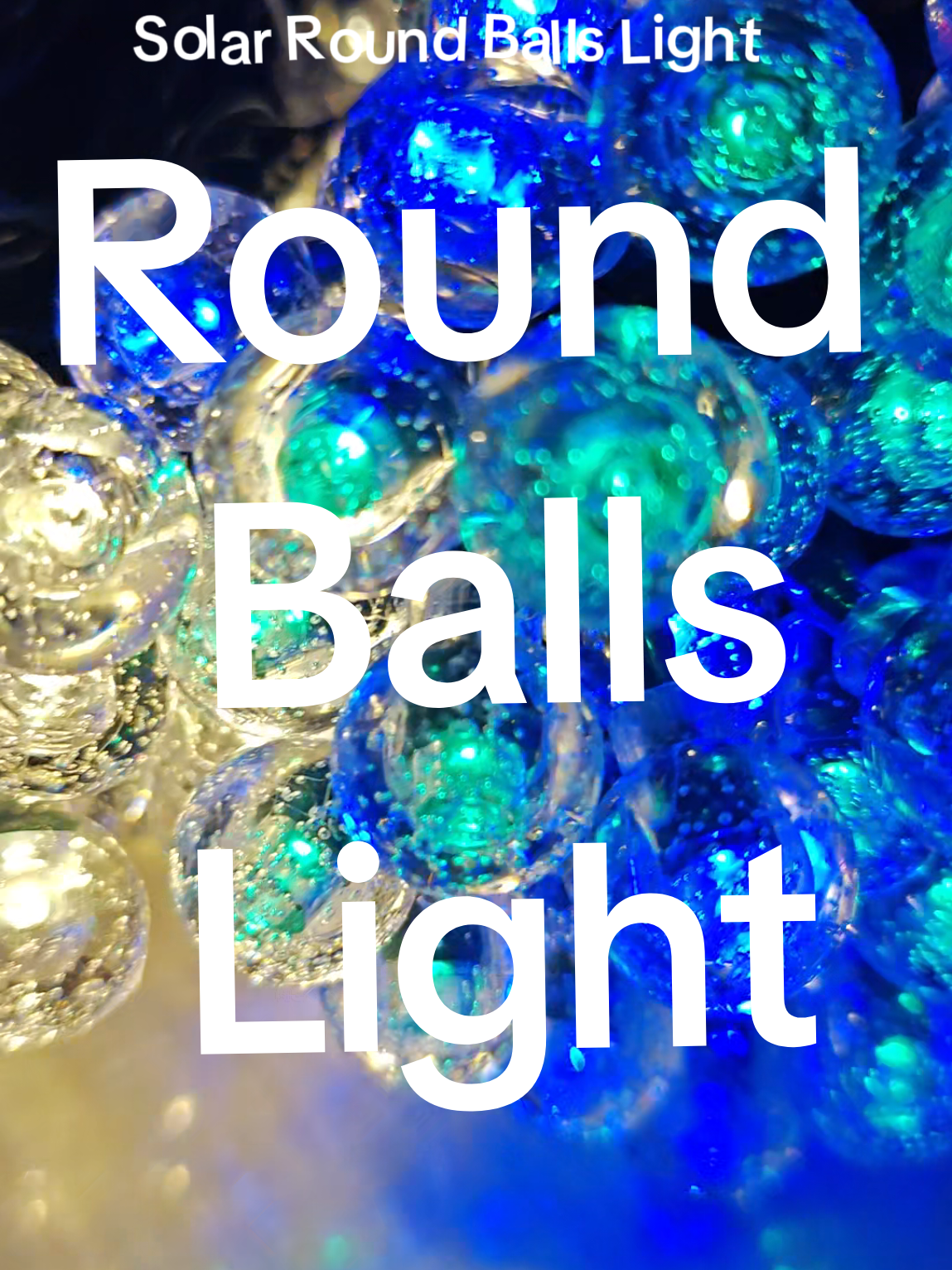 Solar Round Balls Light ✨  kabog sa laki ng lights at maliwanag!!  #solarchristmaslights #solarroundlights #roundball #solarballs #christmaslights 