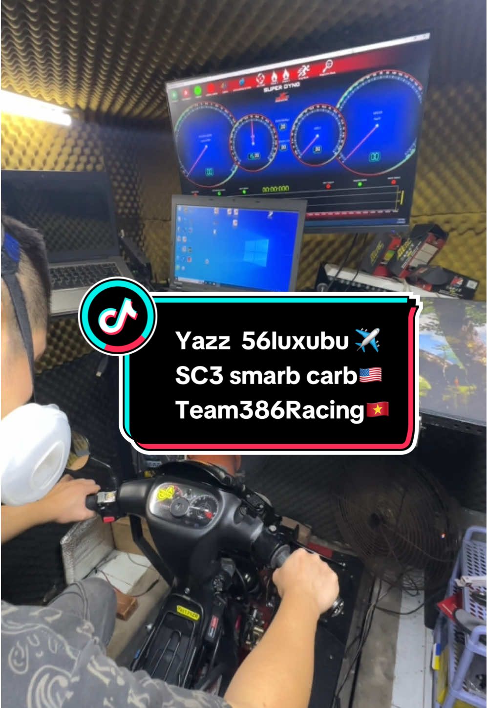 Yazz 56mm lu xu bu SC3 Smarb Carb 🇺🇸 #team386 #SC3smartcarb #y125zr #yazz56mm #yazzvlogs 