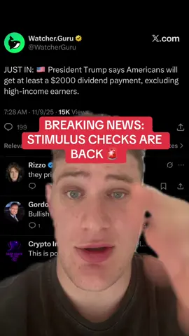 Stimulus checks are back #trump #crypto #btc #xrp 