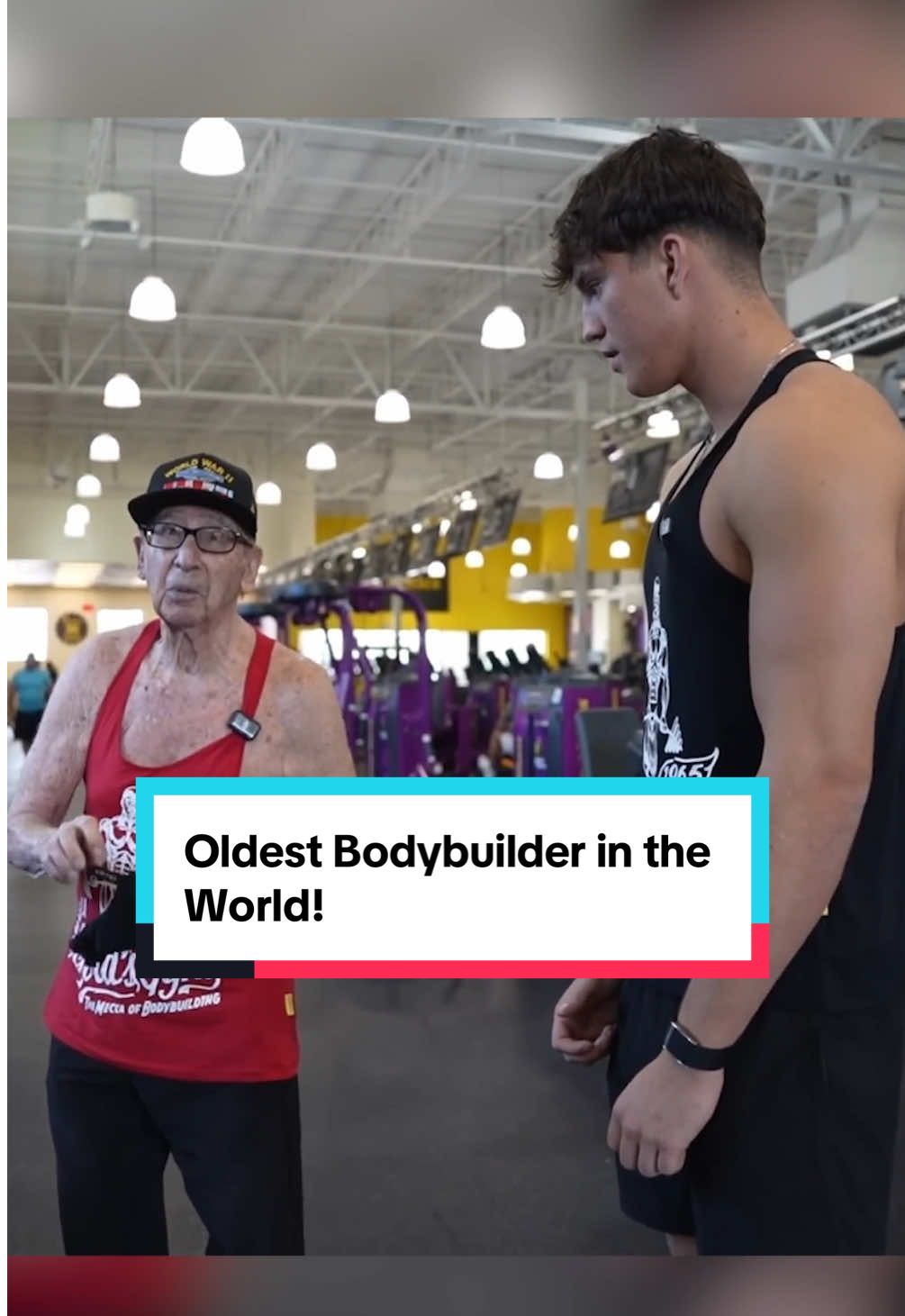 I Trained w/ the oldest Bodybuilder in the world Code JOE on YoungLA & Myprotein #joefazer #bodybuilders #gym 