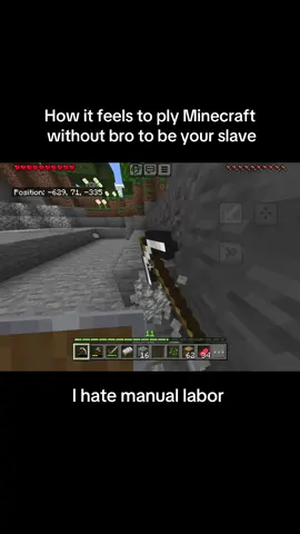 @pwrson  get on the server gng I don’t like manual labor  . . . . . . . . #fyp #Minecraft #game #bluecollar #xybca 