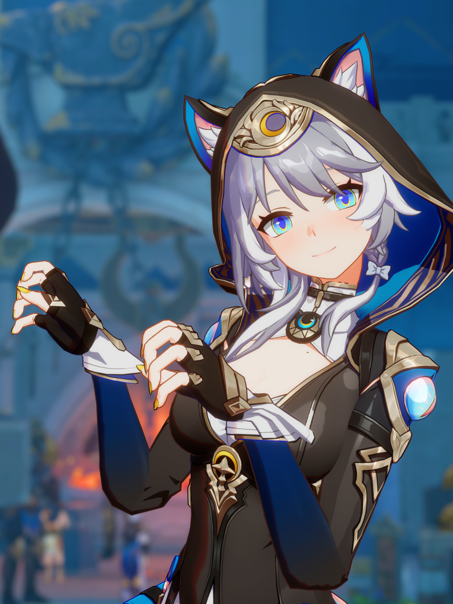 Cipher / アイドルはウーニャニャの件【Honkai Star Rail MMD】 Credit:  - Song: ニャーKB with ツチノコパンダ / アイドルはウーニャニャの件  - Model: Cipher - miHoYo  - Motion: @tencha.3d     - Scene: miHoYo  - Shader: 小二今天吃啥啊  - Software: Blender, Premiere Pro #Cipher #HonkaiStarRail #hsrcreators #hsrfanart #mmd #shorts #hsrtrailer  #赛飞儿 #サフェル