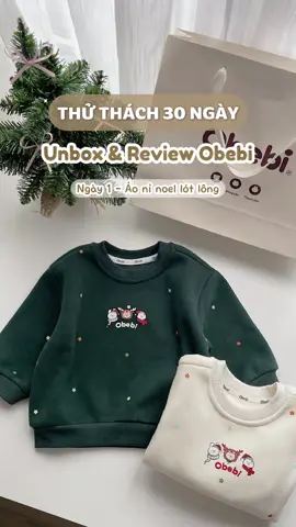 Bst Noel của Obebi năm nay đẹp đỉnh các mom ơiii ! 🎄 #obebi #viral #review #bogiangsinhchobe #unbox 