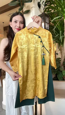 Áo dài có cả mẫu bé gái luôn ạ#xuhuong #diepmebin 