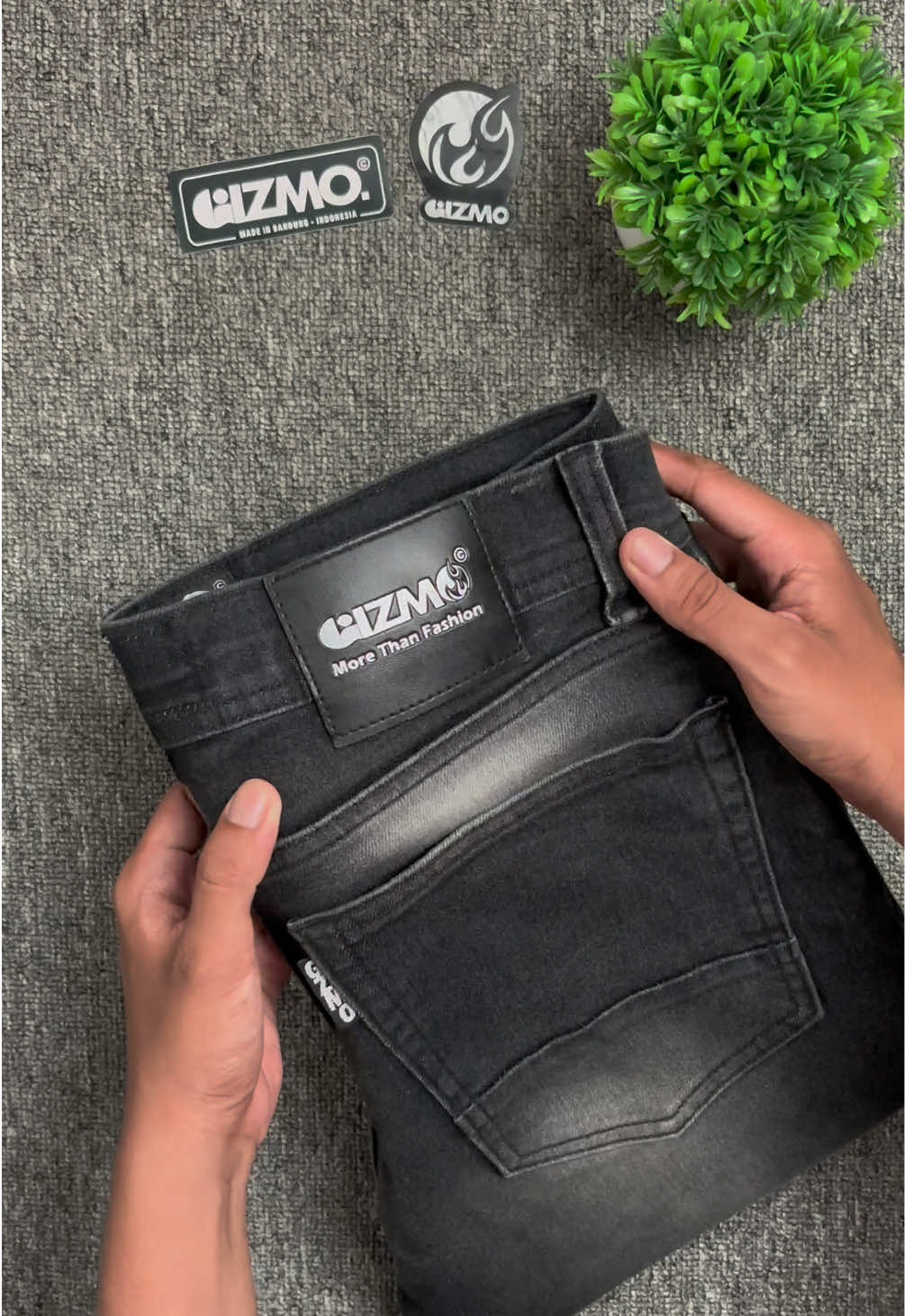 rekomendasi celana jeans slimfit gizmoclothes🔥 #jeans #jeanshighwaist #gizmo #jeansmurah #jeanspria 