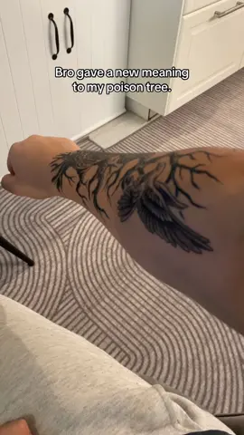 The birds are all I can see now. #foryou #fyp #poisontree #tattoo #real 