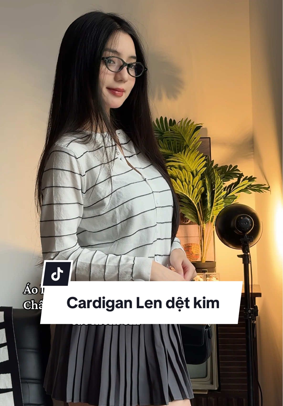 Áo dệt kim dài tay #xuhuong #cardigan  