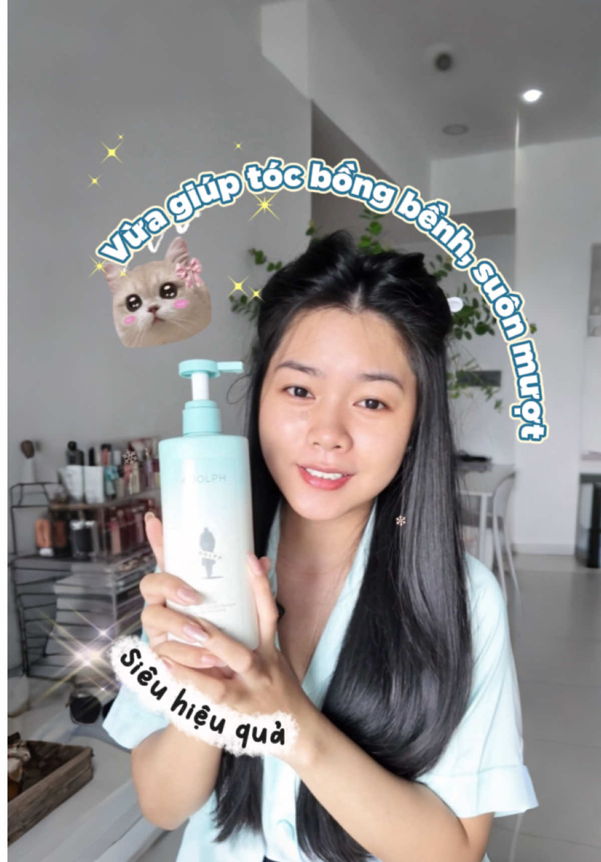 Một em dầu gội làm cho tóc siêu bồng bềnh, mà còn khỏe nữa nha #ADOLPH #daugoiADOLPH  #ADOLPHnatural