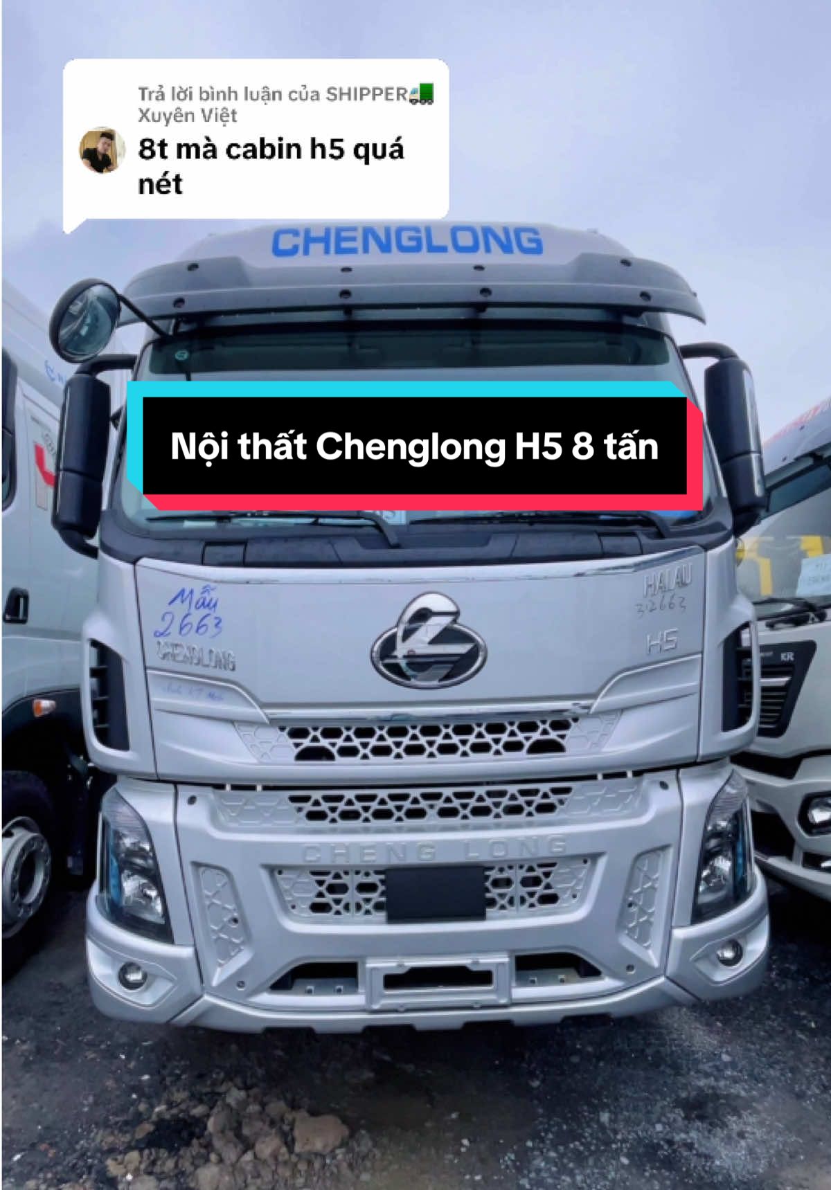 Trả lời @SHIPPER🚛Xuyên Việt Nét cỡ này được ko a #chenglongh5 #chenglong240hp #chenglong8tan #khangxetai 