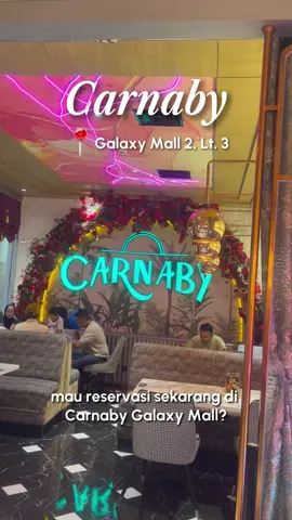 Dari makanan Italia sampai India, semua bisa kamu nikmati di satu tempat aja. Only at Carnaby Galaxy Mall!  📍 Carnaby Galaxy Mall 2, Lt. 3 #carnaby #kulinersurabaya #cafesurabaya #mallsurabaya #galaxymall 