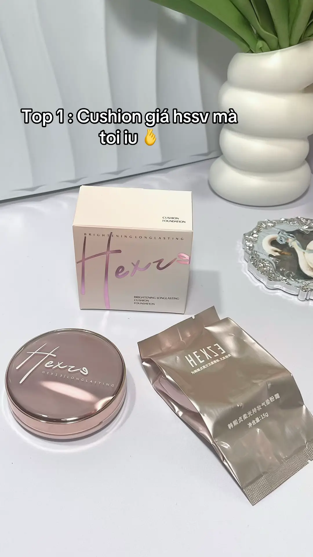 10đ không coá nhưng 🎀🫰 #tapmakeup #xuhuongtiktok #tapxaykenh #cushion #hexze 