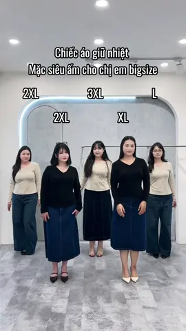 Chiếc áo giữ nhiệt nàng bigsize nên có trong tủ đồ mùa đông #bustu #bigsize #review #thoitrangcongso #chubby 