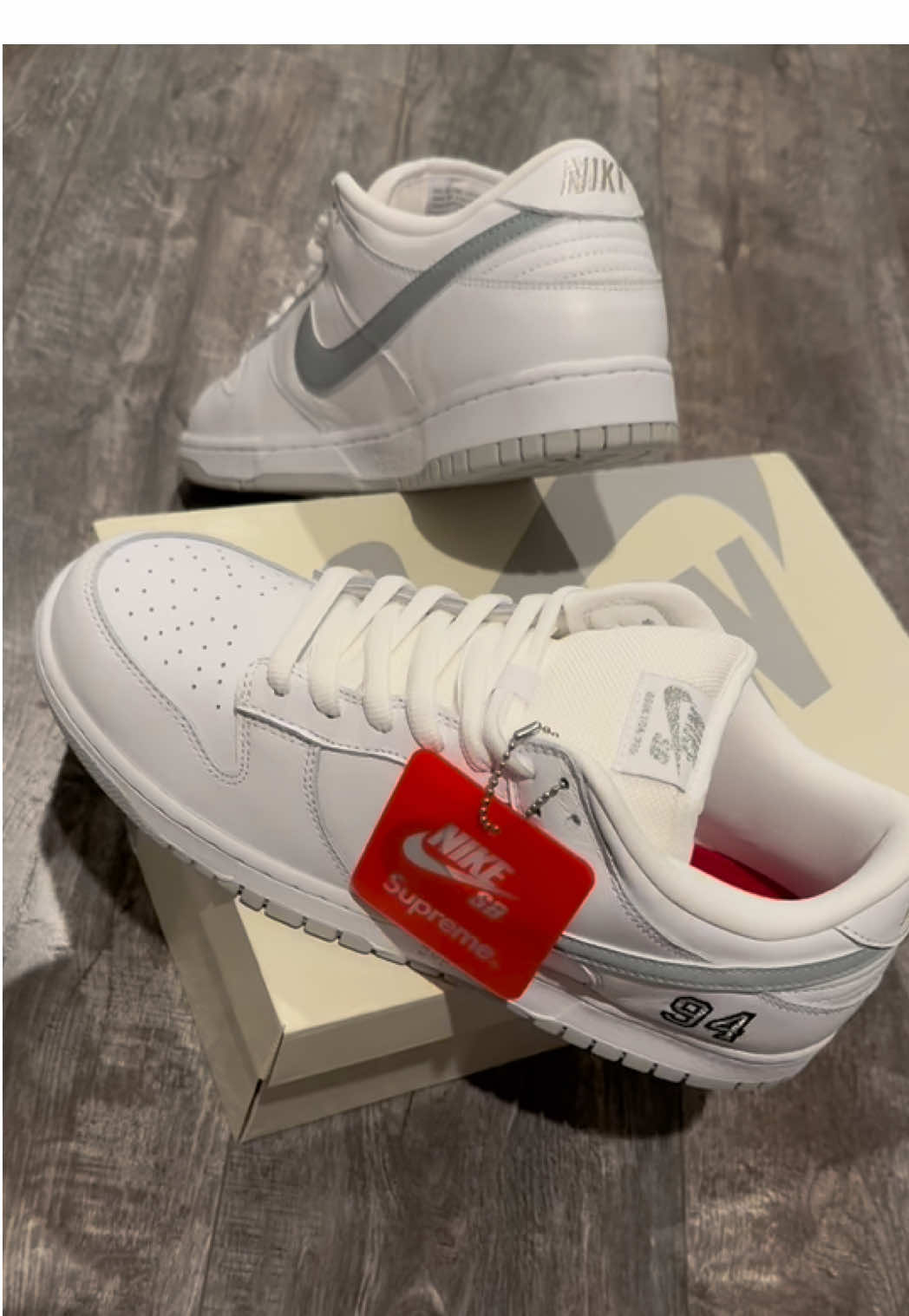 2025 Supreme x Nike Dunk Low SB ‘ White Metallic Silver ‘ Worldwide Launch Drop NYC New York City Skate Shop Skater Skateboarding Skaters Skateboard Basketball Sports Athletic Sneaker Baller Ball Collector Collectible Footwear Super Rare Investment Shoe Street Style Lifestyle Luxury Designer Footwear Sneakerheads Kicks #fashion #sneakerhead #sneakers #streetwear #shoes 