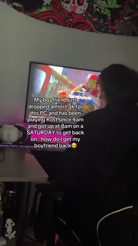 Glad he’s happy 🥲 #rust #boyfriend #pcgaming #girlfriend #igotreplaced @luvitlacey @Rust 