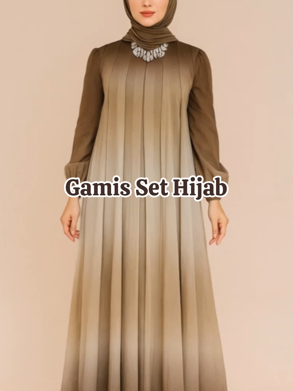 Gamis set hijab dress wanita elegan mewah busui friendly gamis ceruty elegan // VIONA GAMIS SET HIJAB! #trending #tiktok #fyp #viral 