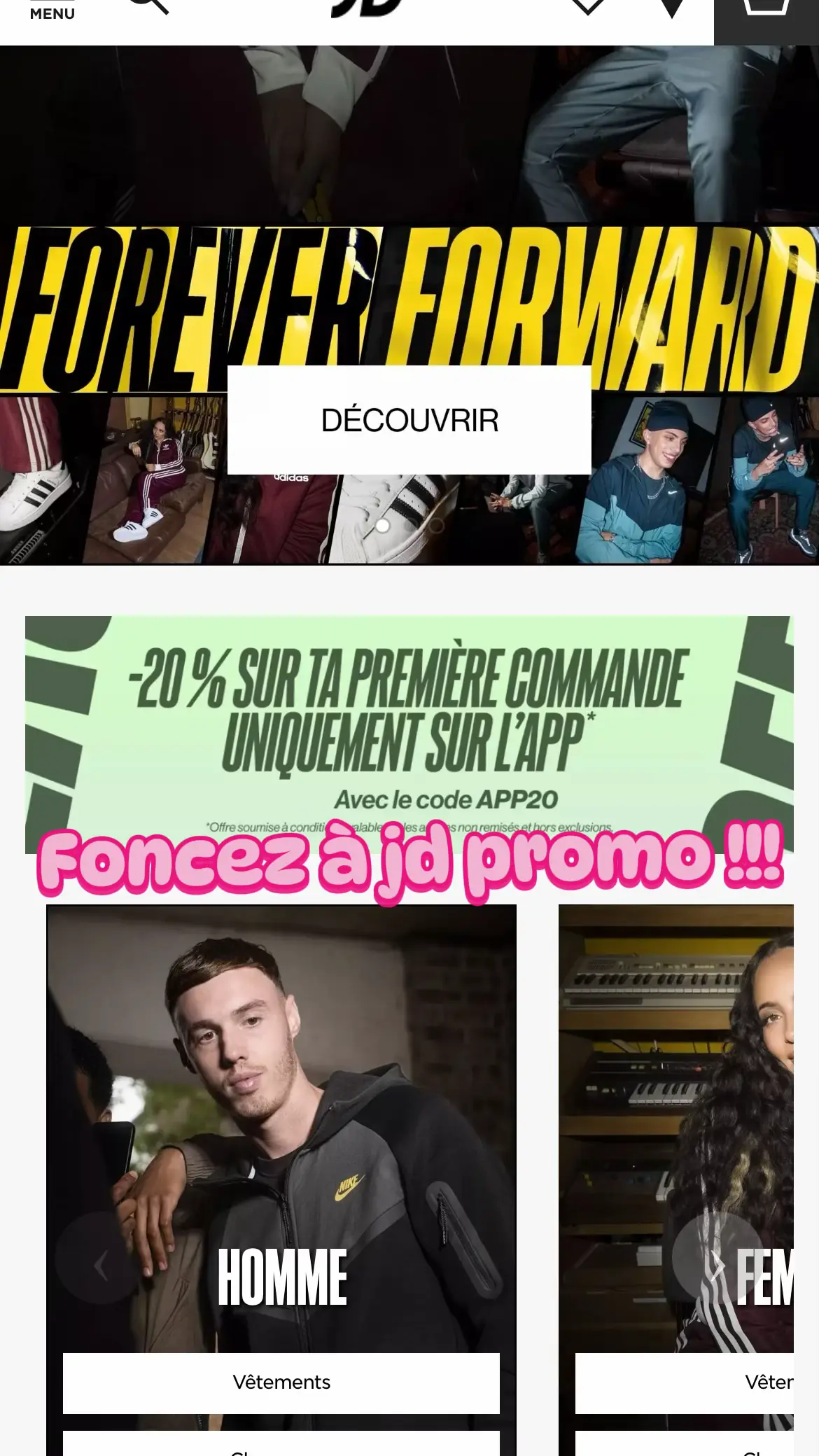 -20% si vous commandez avec l’app avec le code APP20🤫#blacknovember #promo 