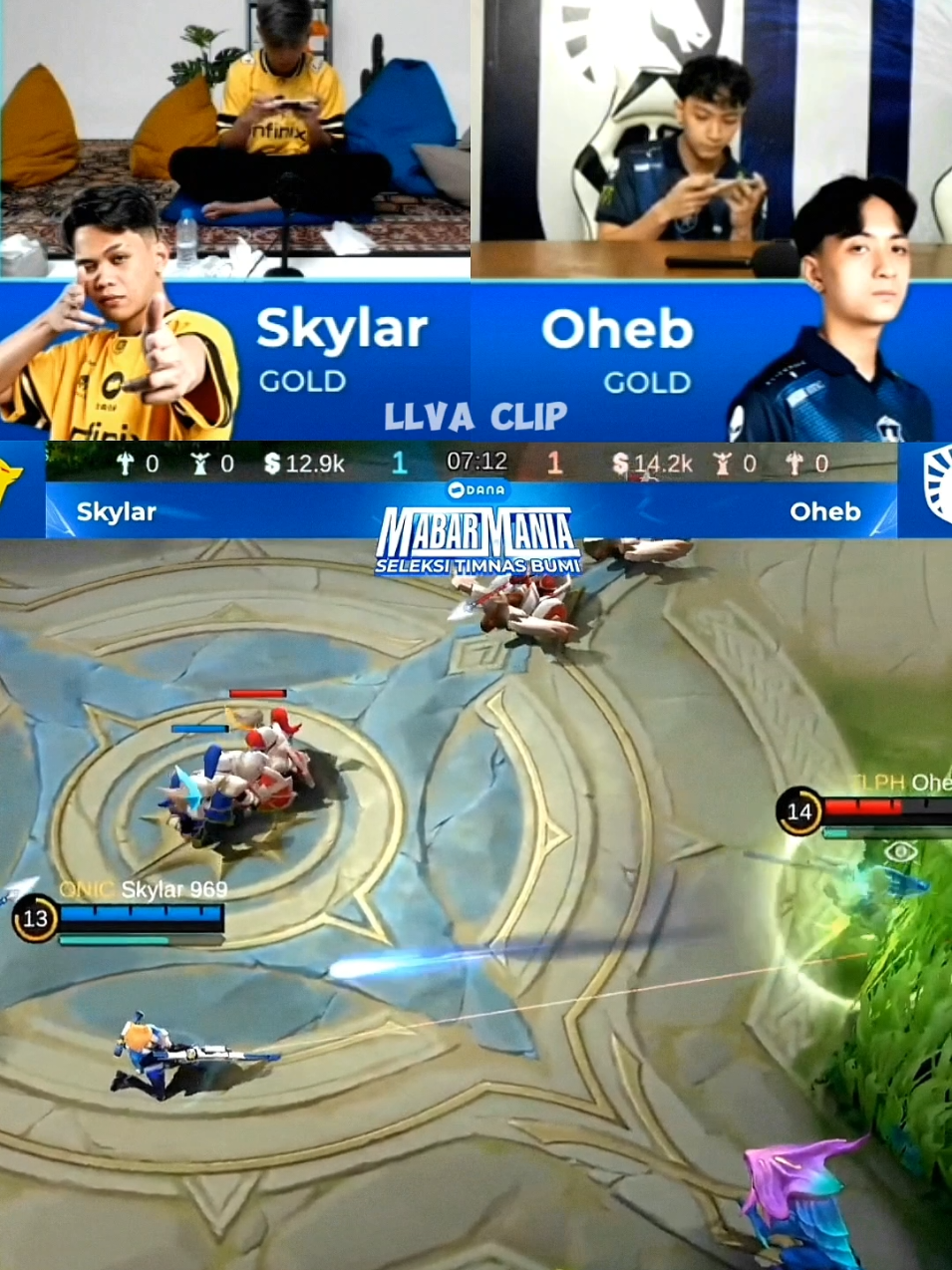 PECAH SKYLAR VS OHEB || ADU GENGSI, MEKANIK, HAUS KILL😱 #skylar #oheb #onicesport #MLBB9TH #MLBB 