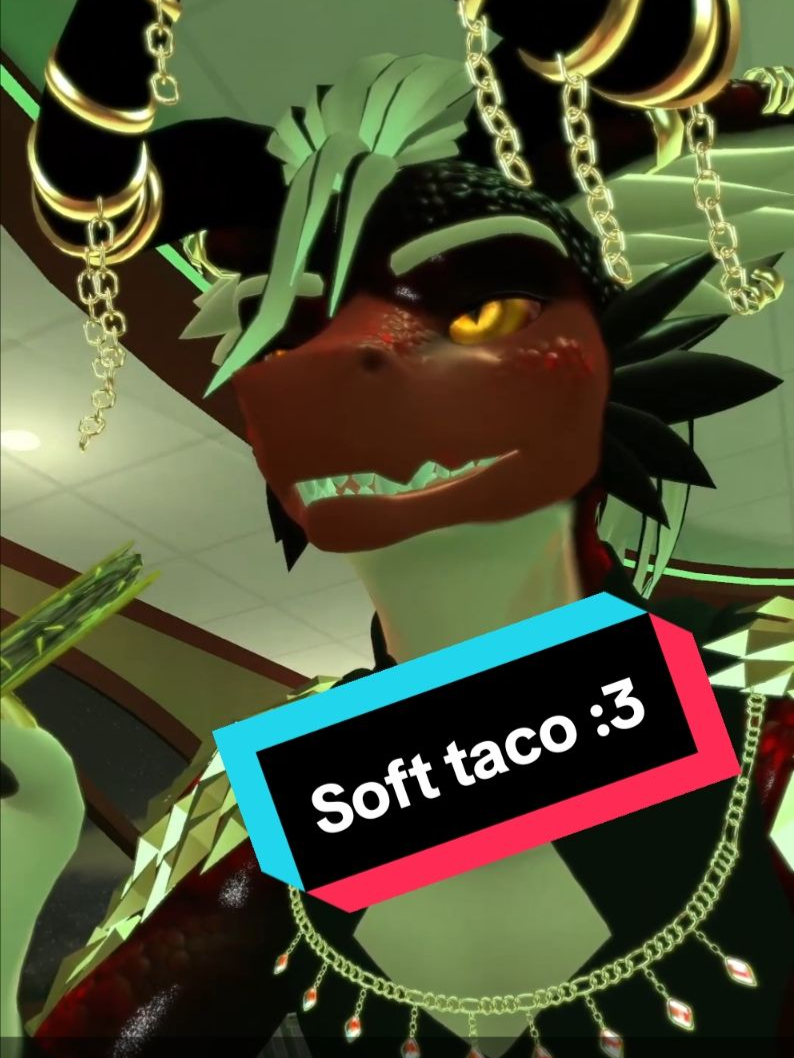 Instructions unclear: still hungry for tacos :3 (ft: @icaptain_furyi) #furry #Dragon #scalie #vrchat #vrchatavatar #furryavatar #fyp #foryoupage #fypシ #facetracking #eyetracking