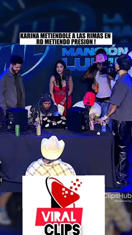 Karina metiendole a las rimas #karinagarciaoficiall #lamansiondeluinny #clipsviraleshm 