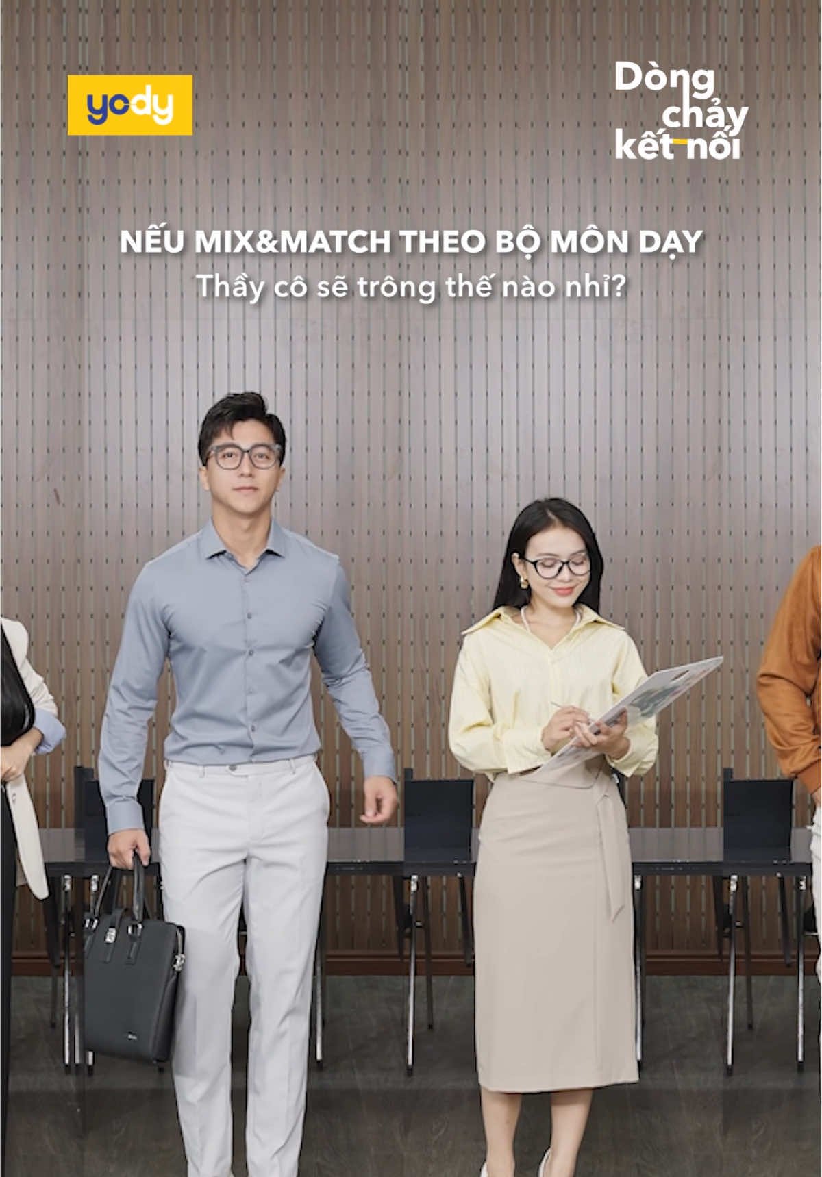 Thầy cô luôn biết cách tỏa sáng trên bục giảng, phải không nào 😍😍 Nhân dịp Ngày Nhà giáo Việt Nam, hãy cùng xem ngay những gợi ý phối đồ tinh tế và thời trang đến từ YODY nhé!  ---------------------------------- YODY LOOK GOOD - FEEL GOOD #YODY #Thoaimaitutin #Ketnoi #LyHaiMinhHa B2O