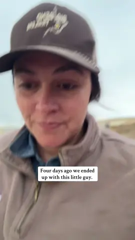 Melman was not in our plans but he deserves the best shot we can give him at thriving. He’s currently wearing a sweater, started on the bottle, and tucked in warm and cozy. He has started getting up on his own which is huge! It’s a long story around how he came to be with us, but as a preemie calf who was rejected by his mother, he needed human intervention or he wouldn’t make it. But he’s got a home with us and we love him.  #ranchlife #calves #ranching #babyanimals 