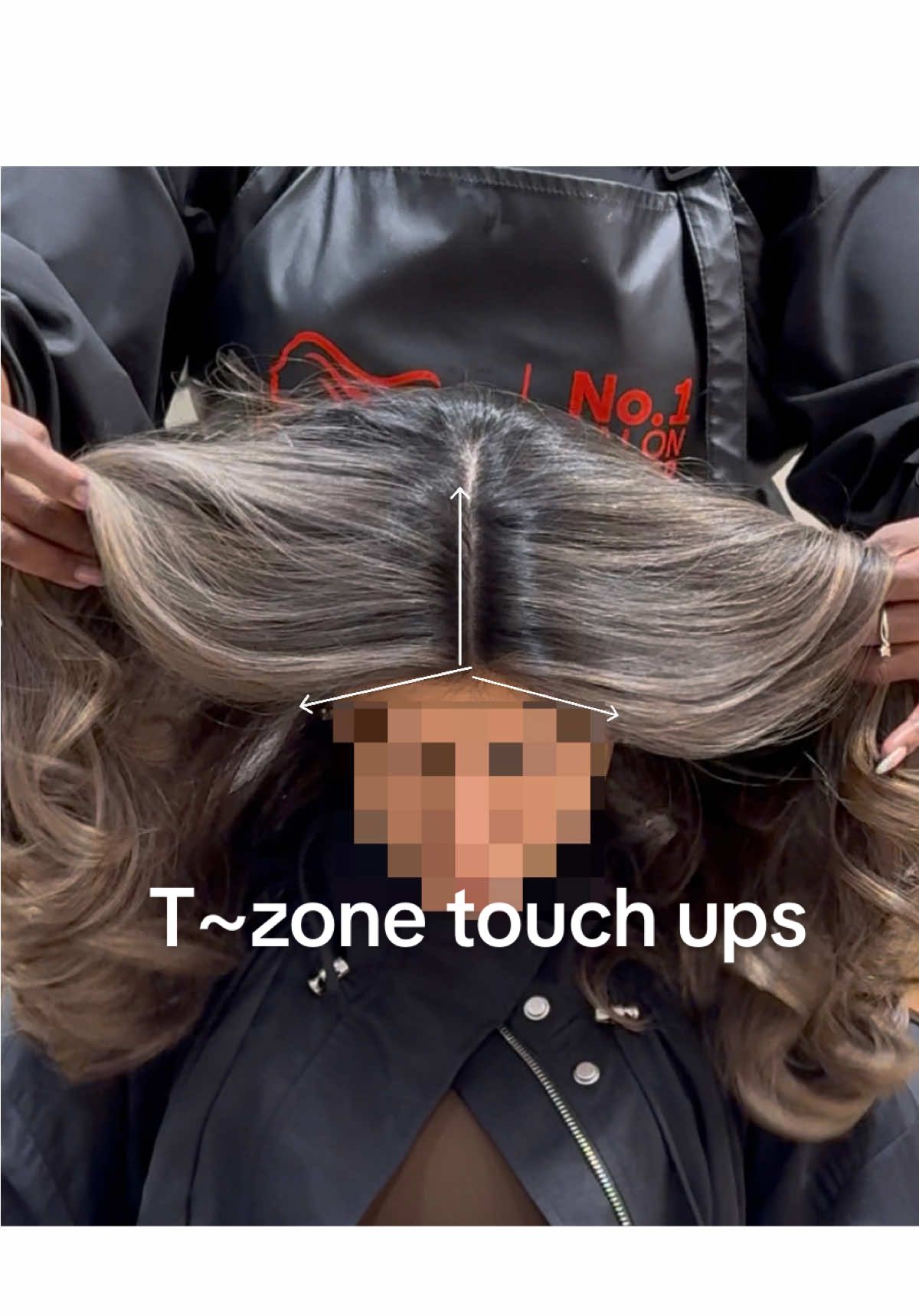 T/zone touch ups on a 6 months regrowth😍. #fyp  #haircolor  #hashtag 