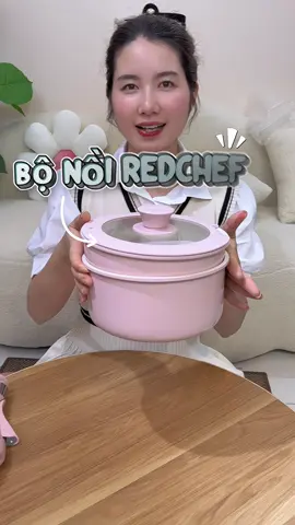 Bộ nồi mini tiện lợi dành cho gia đình ít người hoặc các bạn sv nha #redchef 