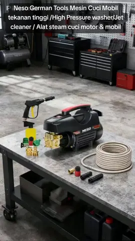 Neso German Tools Mesin Cuci Mobil tekanan tinggi /High Pressure washer/Jet cleaner / Alat steam cuci motor & mobil #MesinCuciMobil #AlatCuciMotor #JwtCleanerTekananTinggi 
