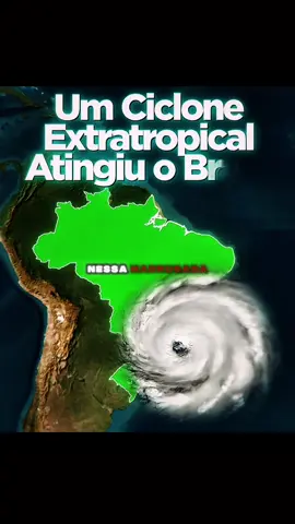 Ciclone extra tropical atinge o Brasil e causa tornados 🌪️ ib: @altmannreact #tornado #ciclone #brasil #alerta
