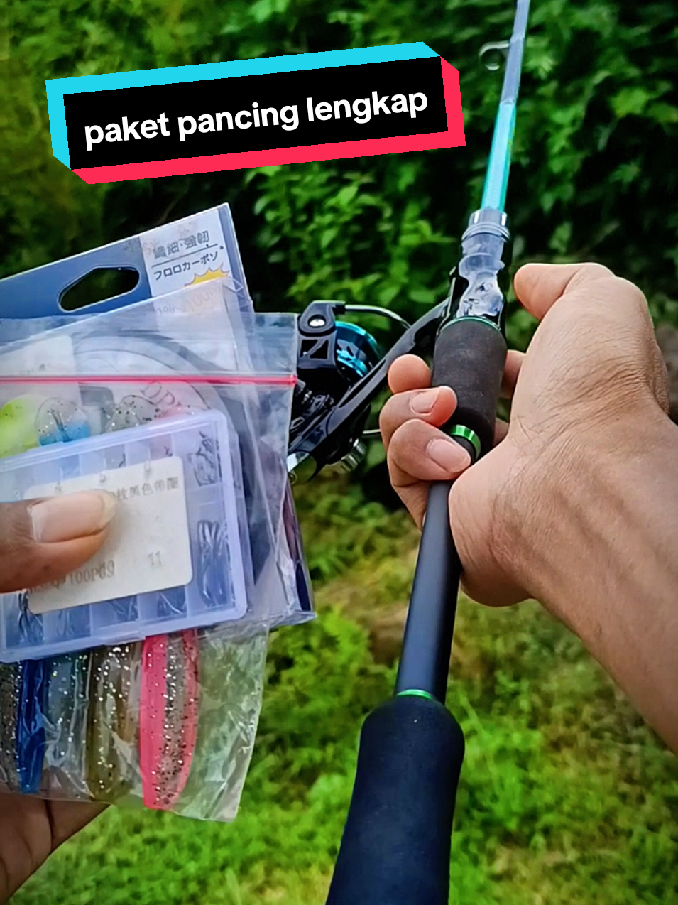 ngapain ribet beli ketengan kalau ada yang 1 set komplit!!!  #setpancingmurah #setpancinglengkap #daiwa #mancing #mancingmania 