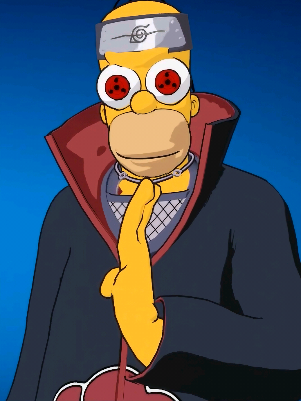 MIRA ESTO!!🚨 ASÍ SE VE LA SKIN DE HOMER AKATSUKI EN FORTNITE #fortnite #simpsons #homer 