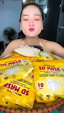 Combo 1 thùng 500 cái khẩu trang nhà Bông Sen Vàng chỉ 159 cành #khautrang #khautrang5d #xuhuong 