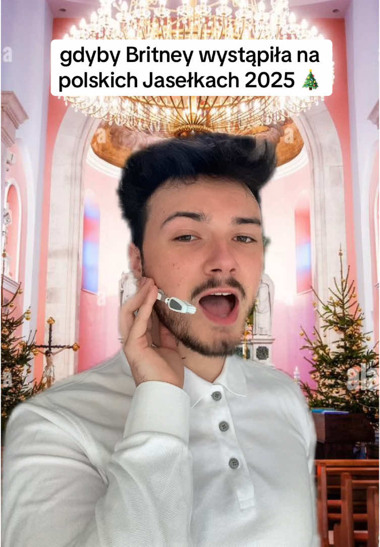 Jak tam Wasze przygotowania do świąt? Bo u mnie ŚPIEWAJĄCO! 🎄🩷 #christmas #comedy #swieta #britney #jaselka #twojatwarzbrzmiznajomo #karp 