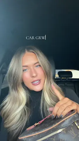 car grwm @Charlotte Tilbury @Armani beauty @Kosas @Saie @elfcosmetics @NYX Professional Makeup @Kylie Cosmetics #grwm #MakeupRoutine #makeuptutorial #sephora #makeuplook 